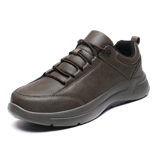2025 New Men's Leather Casual Shoes Four Seasons Fashion Lightweight Business Shoes Men's Soft Sole Plus Size Men's Shoes 39-48