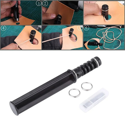 Leather Strip Cutter Tool For Leather Strap Cutter With 3 Blades DIY Handmade Leather Craft Cutting Tools
