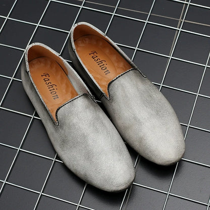 Men's Casual Shoes Genuine Leather Men Trendy Luxury Loafers Moccasins Mens Light Comfortable Driving Shoes