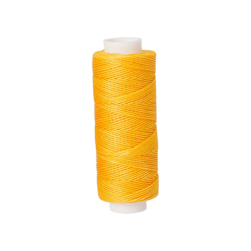 1pc Round Wax Thread 50 M 0.45mm Wax Rope Diy Handmade Material Leather Sewing Thread Polyester Wax Thread