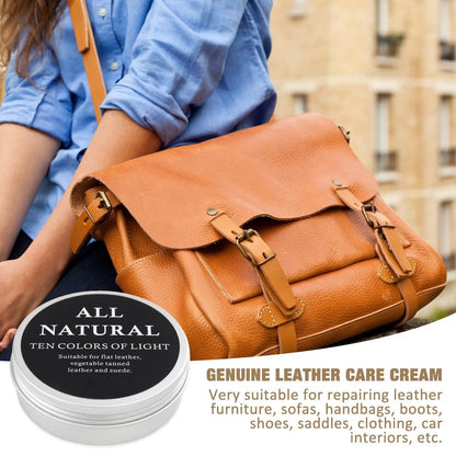 Leather Care Cream Paste Natural Leather Conditioner Genuine Leather Mink Cream Care Oil Refurbishing Restoration Agent
