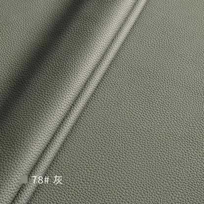 Litchi Textured PU Leather Fabric Thickened for Sofa Car Seats Designer Handmade Diy Sewing Material Cloth By The Meter