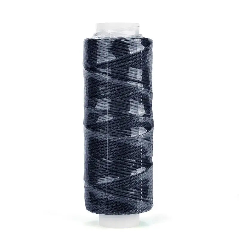 0.65mm Leather Waxed Thread Cord Polyester Coated Sewing Thread DIY Handmade Leather Stitching Rope Bracelets Jewelry 25M