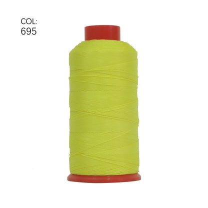 TEX 135 Nylon Bonded Thread 0.4MM Heavy Duty Fabric Sewing Leather Upholstery Shoes Canvas Sewing Stitch 420D/3 750 Yards Cone