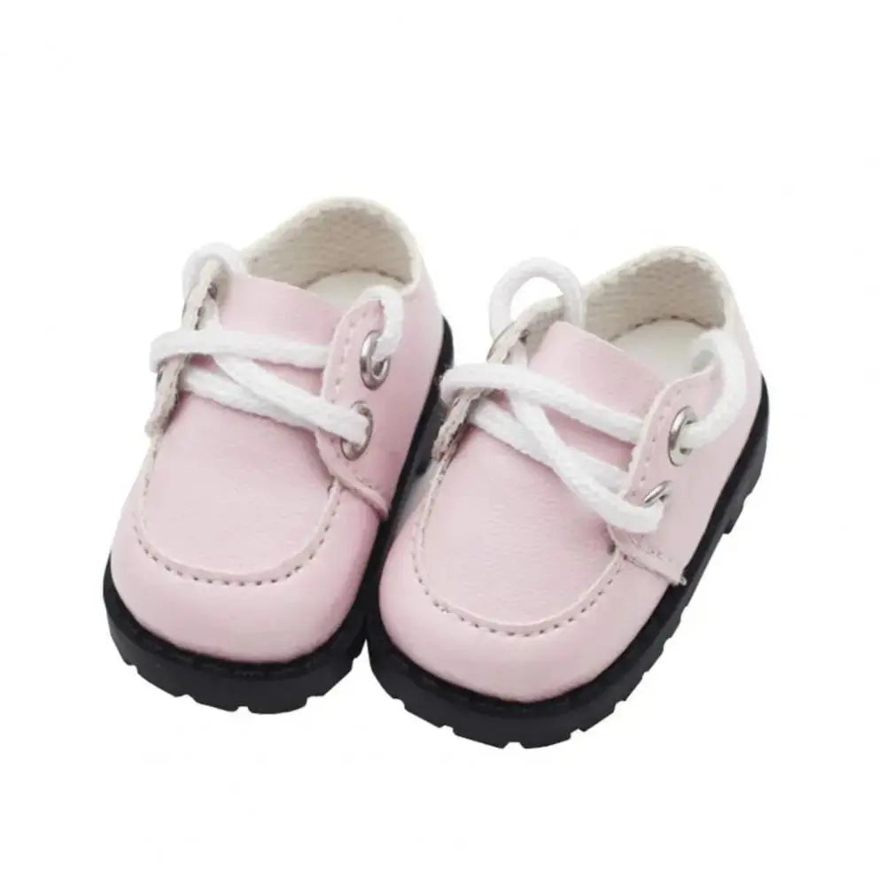 Accessories PU Leather PU Leather Shoes Lightweight Shoes Miniature Shoes 1 Pair Mini Dress Up Shoes Gifts