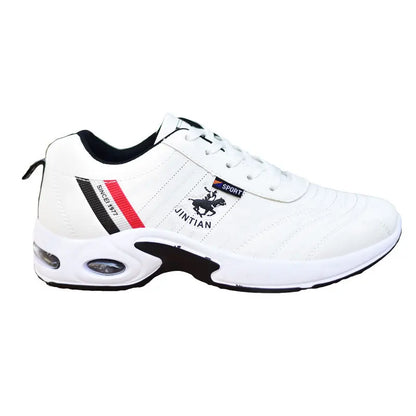 Men's leather sneakers Casual versatile shoes Outdoor non slip running footwear Fashion men's board shoes Zapatos Homme