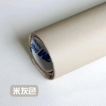 PU Artificial Faux Leather Self-adhesive Fabric for Upholstery Interior Car Seats Patches Bags Furniture Leatherette Fabrics