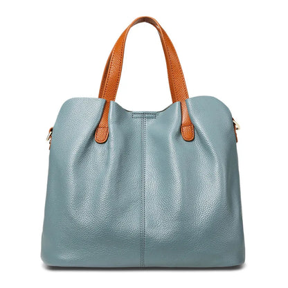 Women's Bag 100% Genuine Leather Luxury Designer Shoulder Bag Soft Cowhide Handbags Large Capacity Crossbody Bags for Women