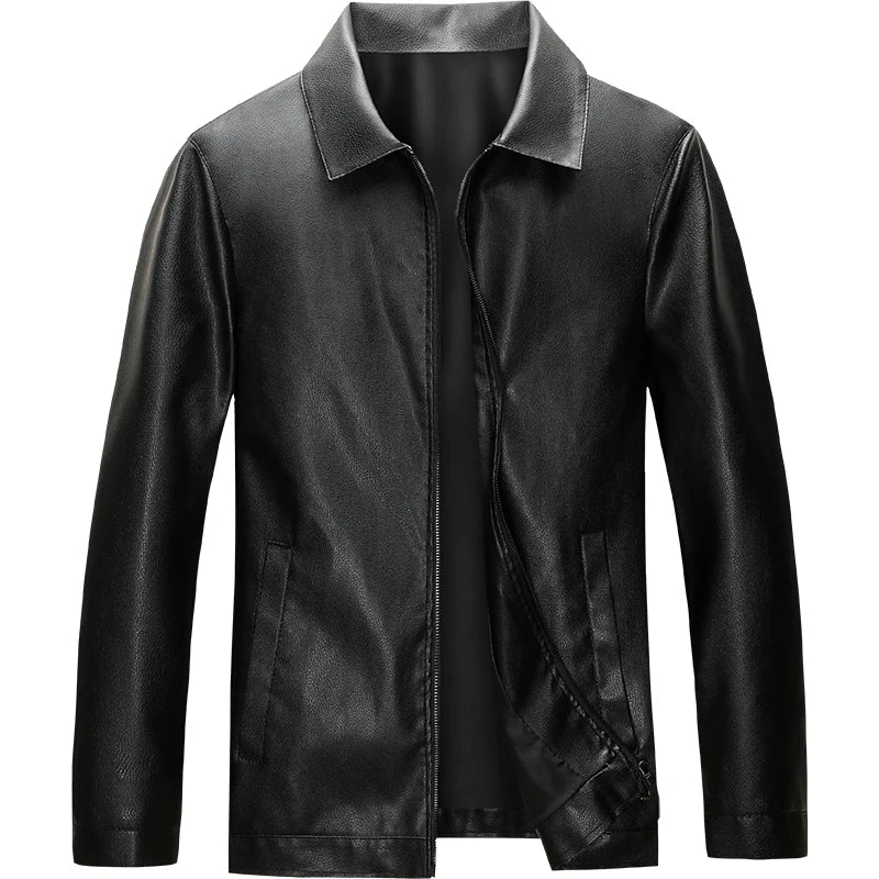 autumn and winter Men's casual leather jackets trendy men's jackets thin leather jackets youth Korean jackets casaco masculino