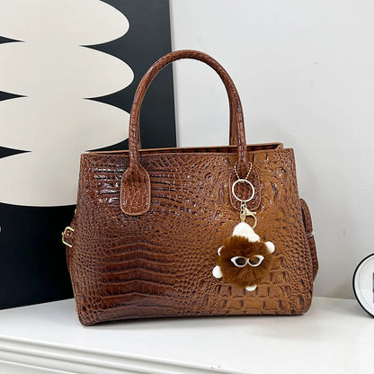 Ladies Quality Leather Shoulder Bags for Women 2026 Luxury Designer Handbags Classic Female Commute Fashion Large Capacity Tote