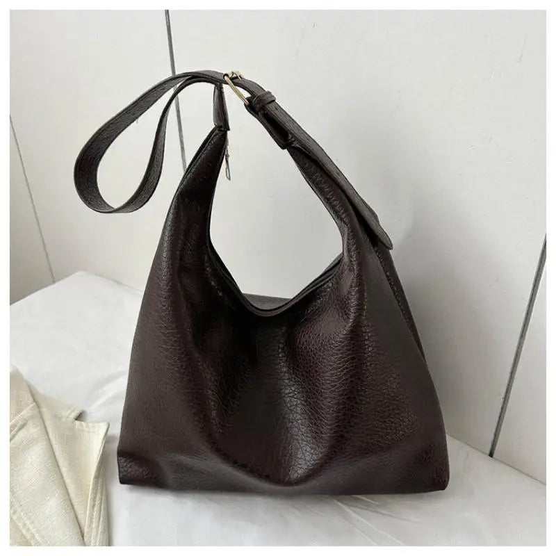 Fashion Leather Tote Bag For Women Trend Female Simple Large High Capacity Shoulder Bag Women Handbags Messenger Bags
