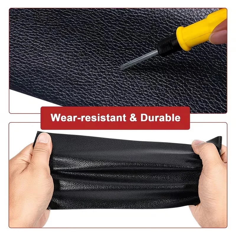 Durable Self-Adhesive Faux Leather Repair Tape PU Patch Sticker with Strong Glue for Auto Interior Couch and Chair Repair