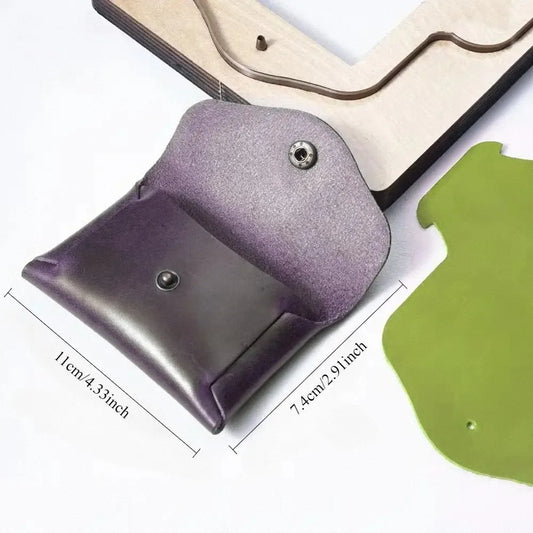 Wooden Leather Craftsmanship - DIY Leather Tools with Sharp Blades for Leather Processing and Cardboard Cutting