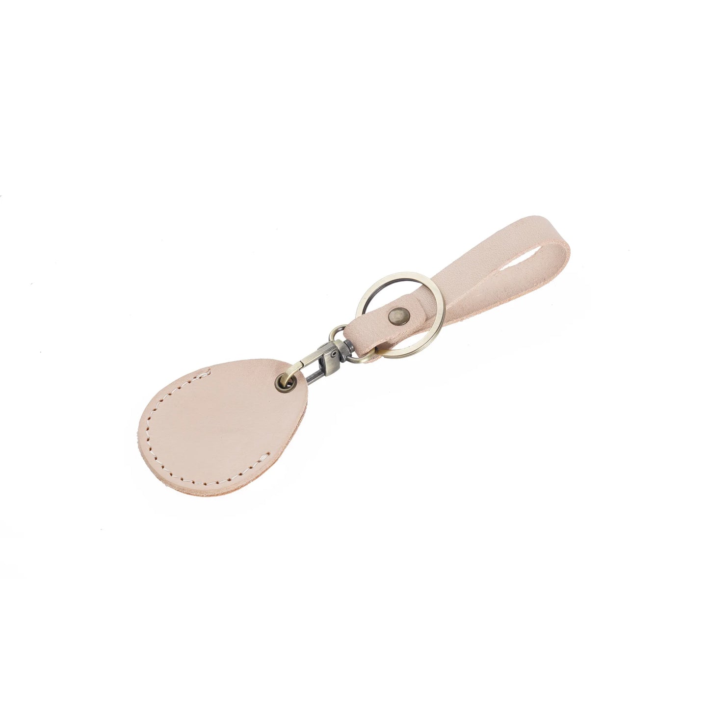 Leather Access Card Case Anti-lost Anti-fall Keychain Accessories, Leather Keychain Holder with Key Chain Ring