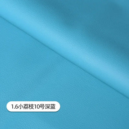Litchi Pattern Leather Fabric Upholstery Per Meter for Car Interior Bag Chairs Diy Sewing Waterproof Wearable Soft Cloth Plain