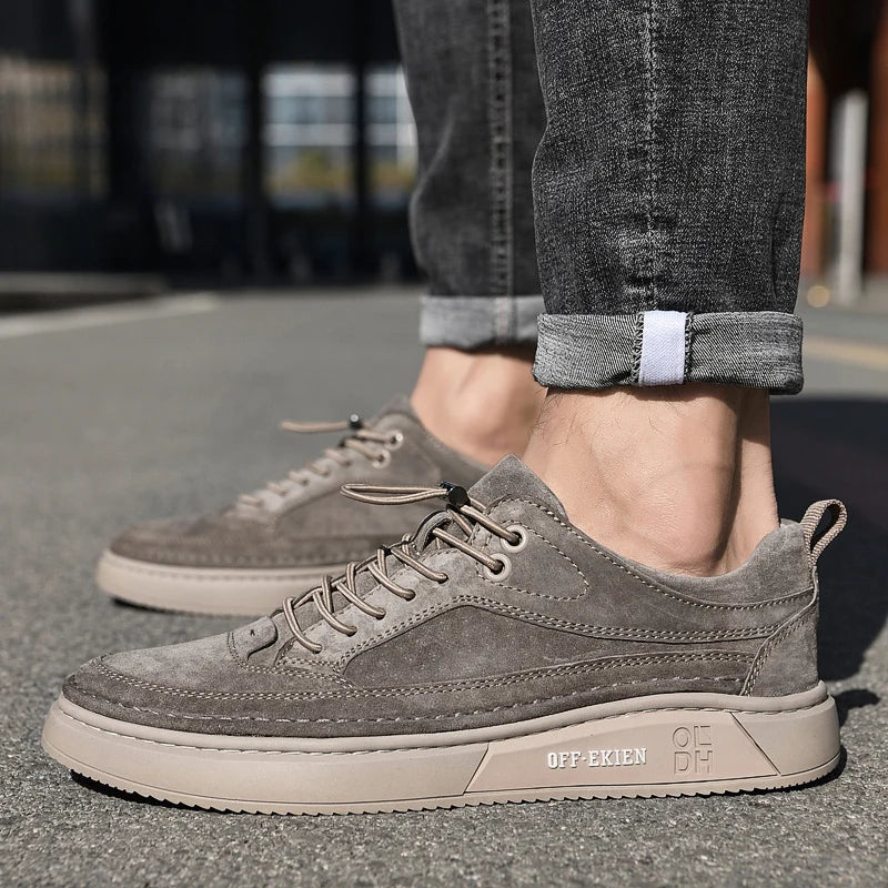 2025 Business Formal Shoes Cow Leather Soft Men Shoes Men outdoor Casual Shoes British style leather Zapatos