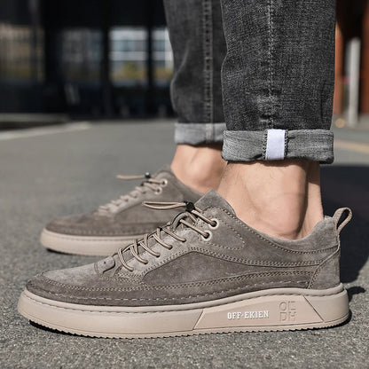 2025 Business Formal Shoes Cow Leather Soft Men Shoes Men outdoor Casual Shoes British style leather Zapatos