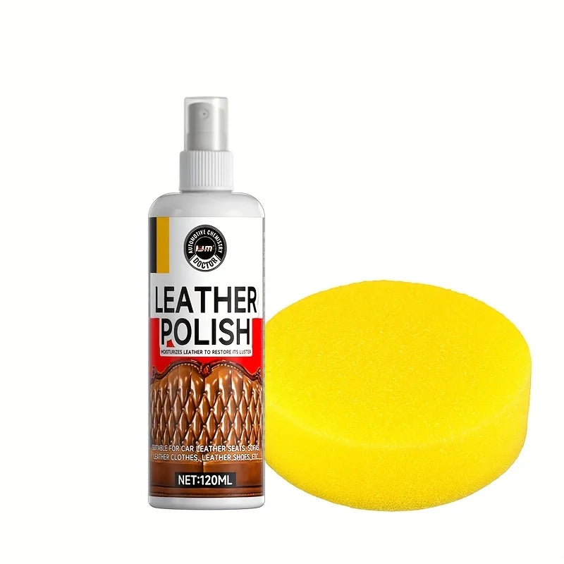 Advanced Leather Care Spray - Leather Cleaning, Multi-Functional Refurbishment Spray, Scratch Repair for Genuine Leather Sofas