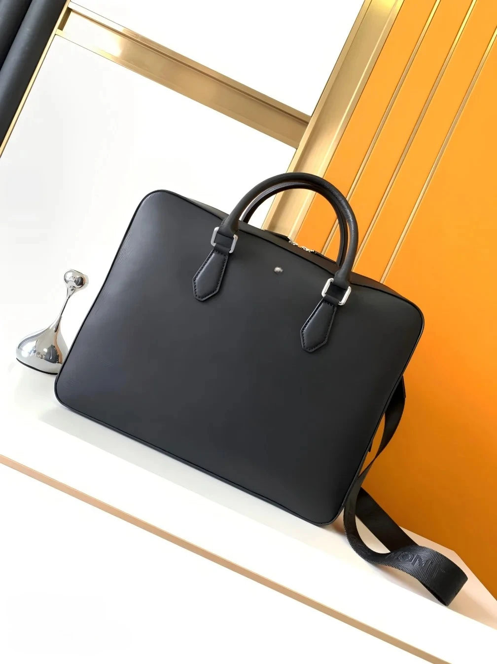 Bag  Premium Genuine Leather Briefcase for Men, New Fashion Business Casual Handbag & Laptop Bag