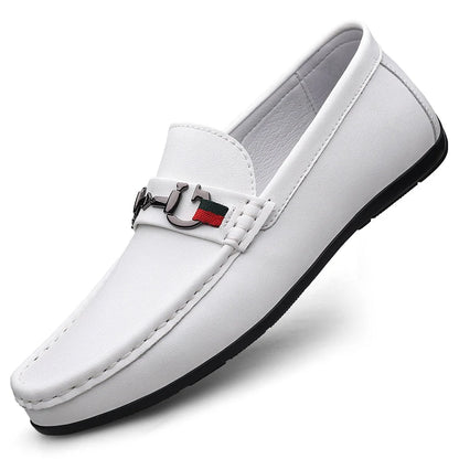LUXURY BRAND MEN GENUINE LEATHER SHOES DESIGNER DRIVING MOCCASINS LOAFERS DRESS SHOES SLIP ON WEDDING OFFICE CASUAL SHOE FOR MAN