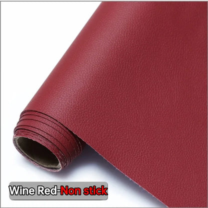 Non-stick  Faux Leather Fabric Soft Synthetic PU Fabric Material DIY Crafts Leather Sofa Upholstery Renovation 50/100/200*160cm