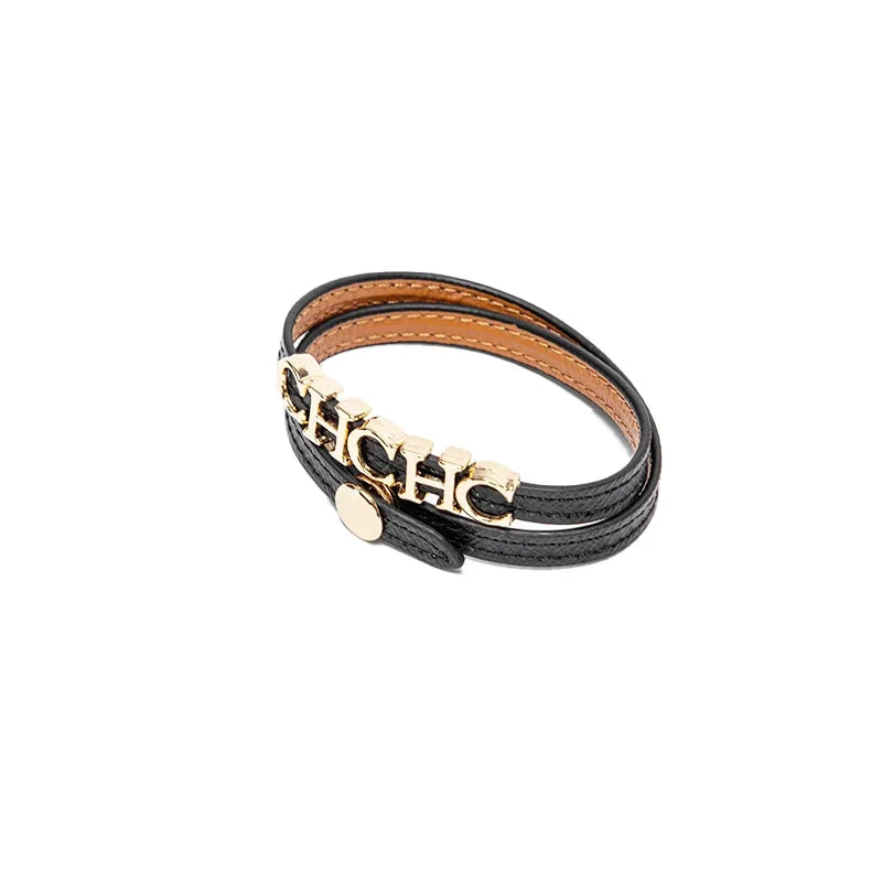 High Quality Leather Bracelet 2026 Fashion Minimalist Design Multi Color Optional Luggage Accessories