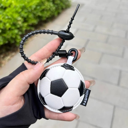 Leather Football Keychain Baseball Basketball Volleyball Leather Pendant Ladies Bag Accessories Car Key Pendant