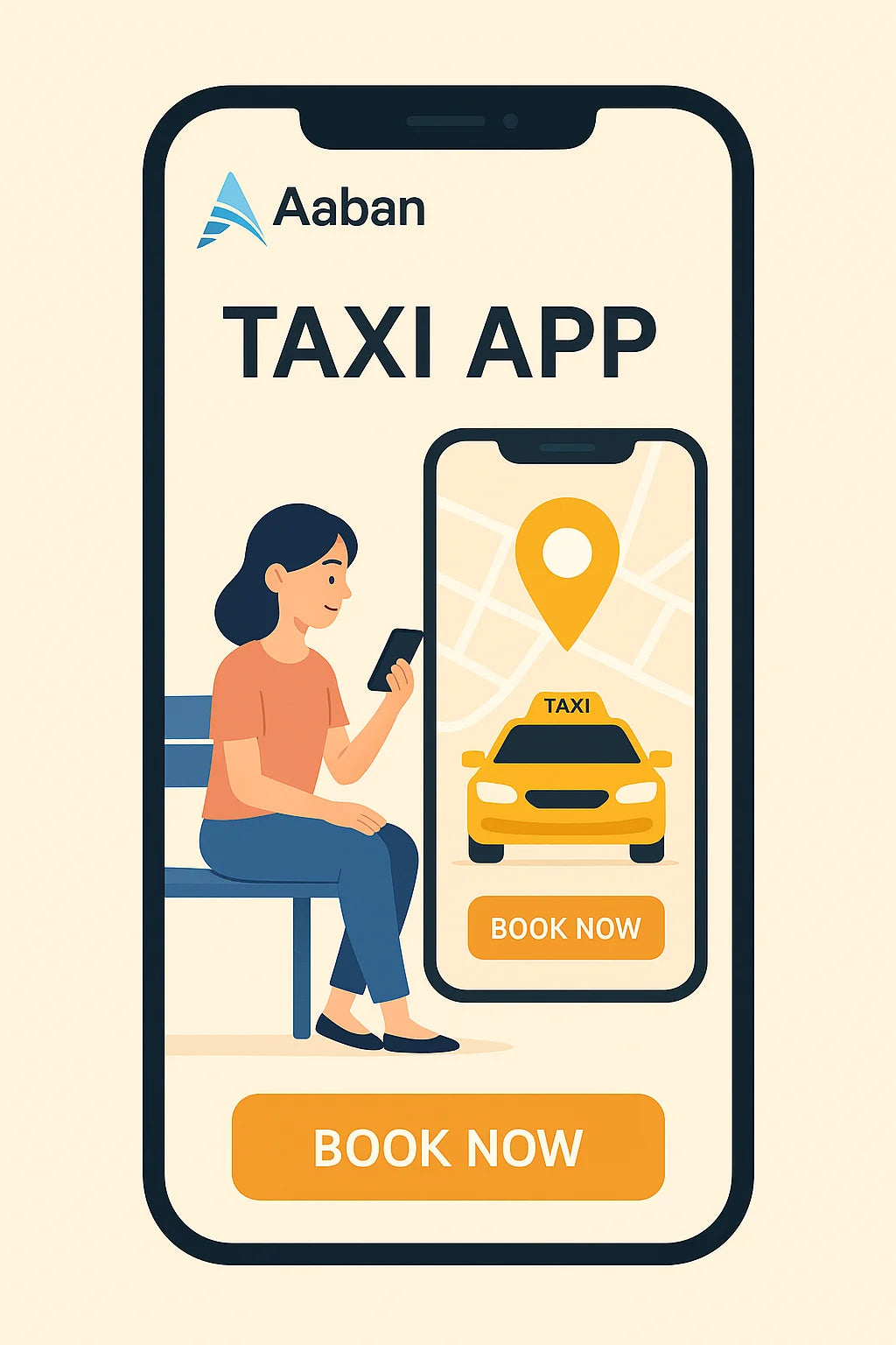 Affordable Taxi Booking App Development with Customized Features and User Friendly Design for Android and iOS mobile apps