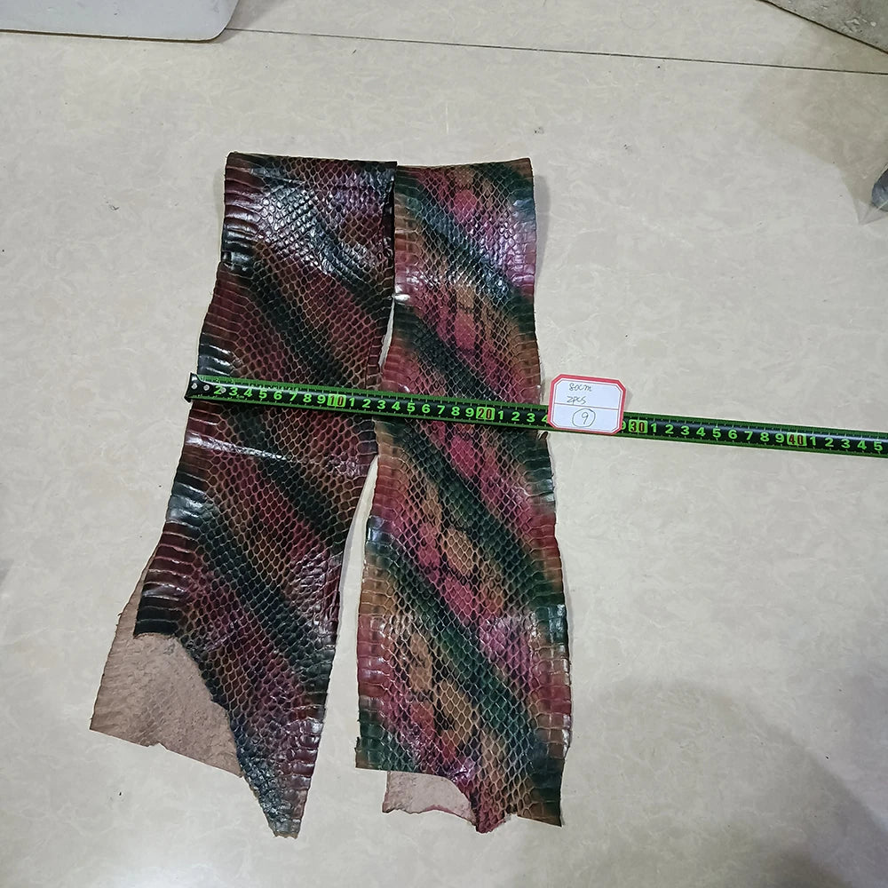 Leather Snake Skin for Phone Case and Belt DIY,Handmade Watch Strap Making Materials, Color Series, Special Offer