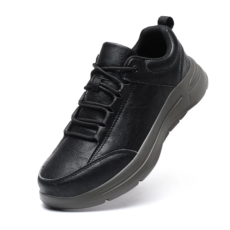 2025 New Men's Leather Casual Shoes Four Seasons Fashion Lightweight Business Shoes Men's Soft Sole Plus Size Men's Shoes 39-48