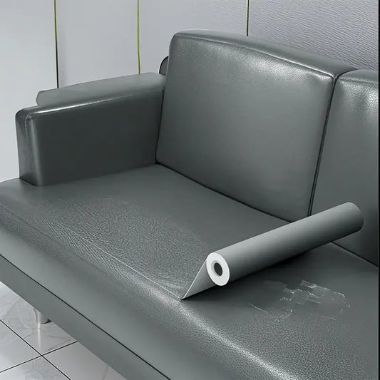 Waterproof and Soft Faux Leather DIY Self-Adhesive Leather Film Suitable for Sofa Repair and Leather Furniture