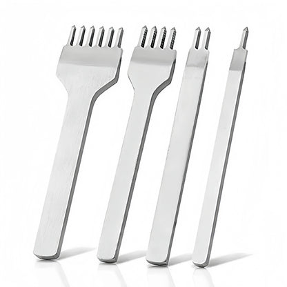 Professional Hand Sewing Leathercraft Tools Kit Saddle Groover Stitching Punch Carving Work Sets Tool For DIY Leather Accessory