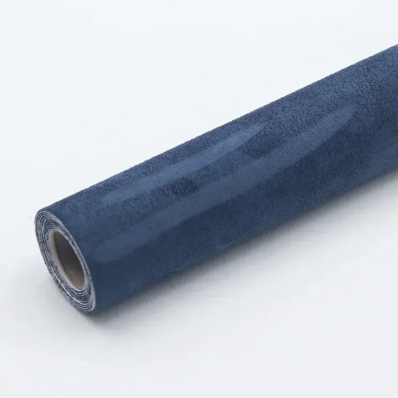 Suede Self-adhesive Fabric Adhesive Synthetic Leather Car Interior Dooration Velvet Fabrics Sticker Faux Suede Repair Patches