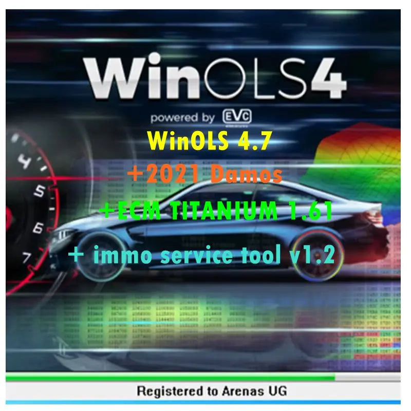 2026 New Auto Repair Software Auto Data 3.40+WinOLS 4.7 With Plugins +2021 Damos +ECM TITANIUM+ Immo Service Tool v1.2 Software