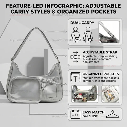 Women's handbags, backpacks, crossbody bags, multi-functional handbags, essential for daily use, various fashionable accessories