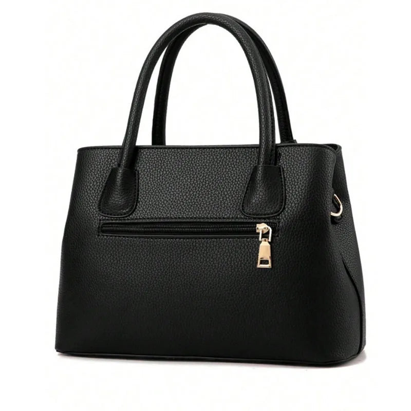 New shoulder Bag leather Women's luxury designer handbag for 2025 women European and American retro cross body Tote bags