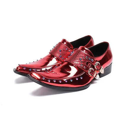 Summer Leather Shoes Men's Pointed Toe Youth Business Men's Shoes Spring and Summer New Men's British Casual Shoes