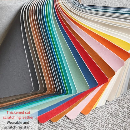 Synthetic Leather Fabric Cat Scratch Proof By The Meter for Upholstery Chair Sofa Cushion Sewing Cloth Wearable Waterproof Soft