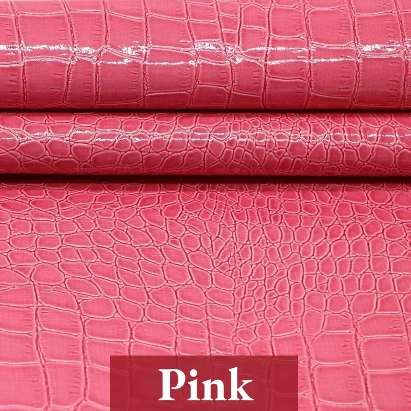 Crocodile Texture Self Adhesive Artificial Leather Repair Patch Repairing Sofas Furniture Seats DIY Leather Synthetic Leather