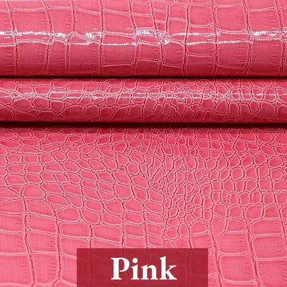 Crocodile Texture Self Adhesive Artificial Leather Repair Patch Repairing Sofas Furniture Seats DIY Leather Synthetic Leather