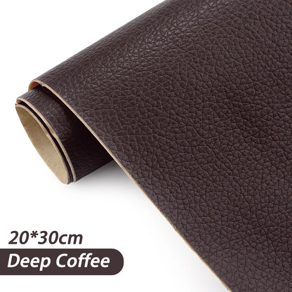 PU Leather Patches Stickers Self Adhesive Leather Fabric Adhesive Sofa Bag Seat Repair DIY Patch 20x30cm 25x60cm 10x20cm