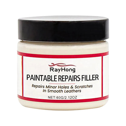Leather Filler Repair Paste Leather Tears Cracks Scratches Repair Paste for Car Seats Furniture Shoes Refurbishing Hole Filler
