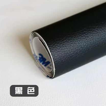 PU Artificial Faux Leather Self-adhesive Fabric for Upholstery Interior Car Seats Patches Bags Furniture Leatherette Fabrics