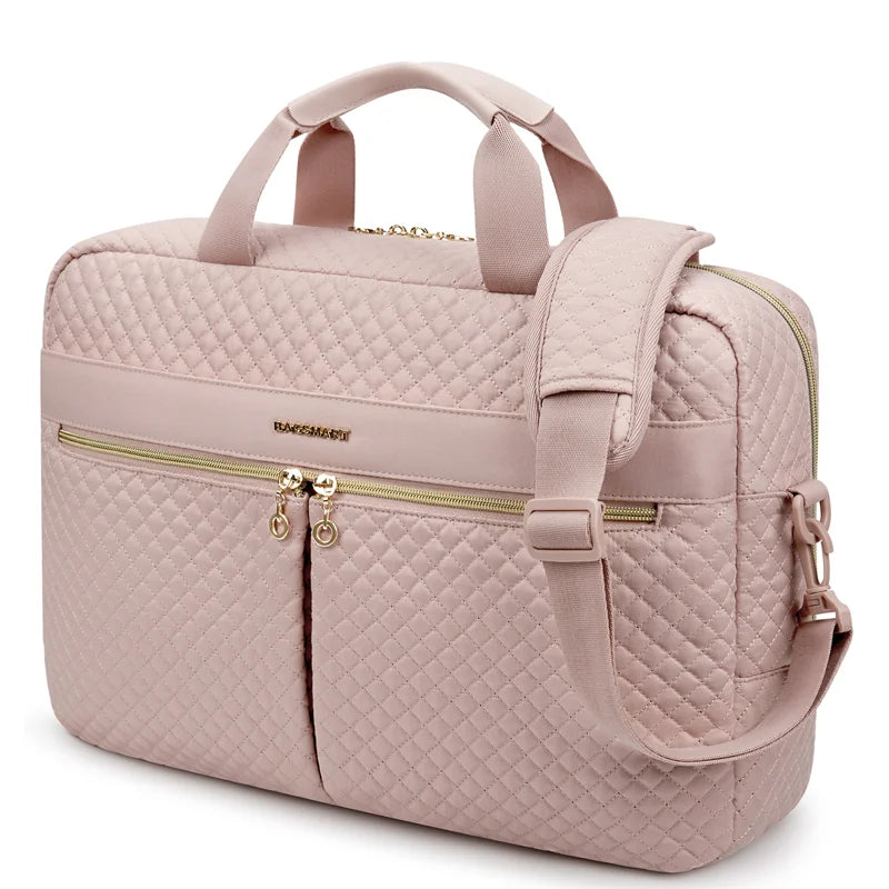 BAGSMART Large Capacity 17 inch Laptop Bag Shoulder Messenger Notebook Pouch Briefcase Office School Business Computer HandBag