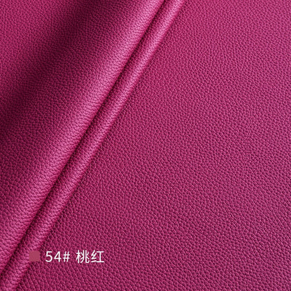 Litchi Textured PU Leather Fabric Thickened for Sofa Car Seats Designer Handmade Diy Sewing Material Cloth By The Meter