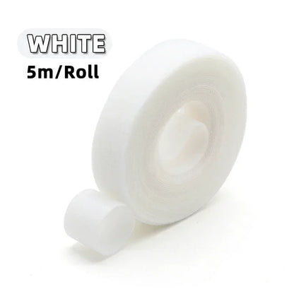 5m/roll Cable Ties Reusable Loop Bundle Self Adhesive Fastener Clip Wire Holder Management DIY Accessories Nylon Strap Organizer