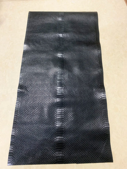 30x60cm Embossed Python Head Leather Cowhide Embossed Leather Handmade DIY Leather Handmade Leather Fabric Various Colors