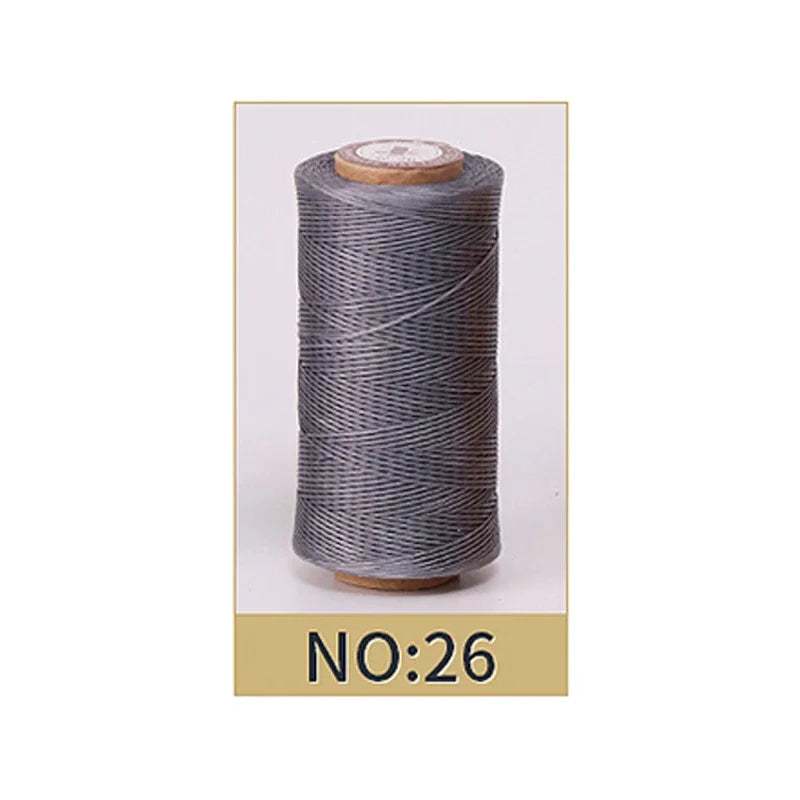 50M 0.8mm Thickness Waxed Thread For Leather Waxed Cord For Diy Handicraft Tool Hand Stitching Thread Flat Waxed Sewing Line