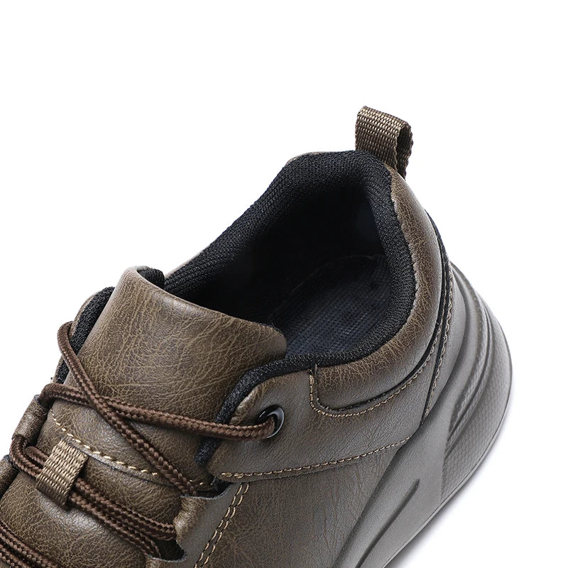 2025 New Men's Leather Casual Shoes Four Seasons Fashion Lightweight Business Shoes Men's Soft Sole Plus Size Men's Shoes 39-48