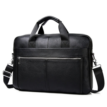 SCHLATUM Genuine Leather Briefcases Hard For Men Luxury Handbags Laptop Briefcase Bags 15 Inch Office Bussiness Computer Bag